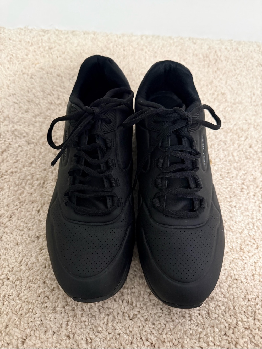 Sketchers Black Uno air cooled memory foam Sneakers